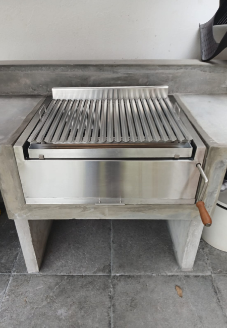 Parriilla de acero inoxidable para empotrar