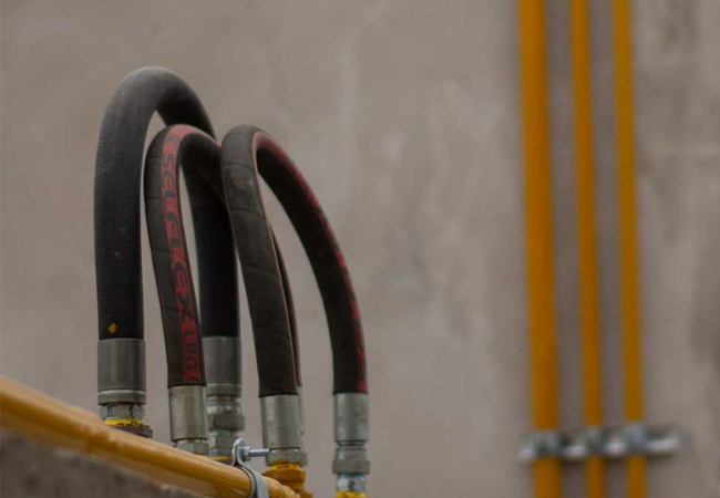 Instalación de gas de calidda 