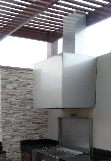 Campana rectangular de parrilla