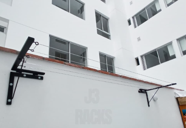 Tendedero adosado en pared