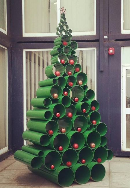Diseño y construcción de arboles de navidad