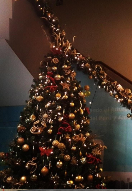 Árbol de navidad para hotel 