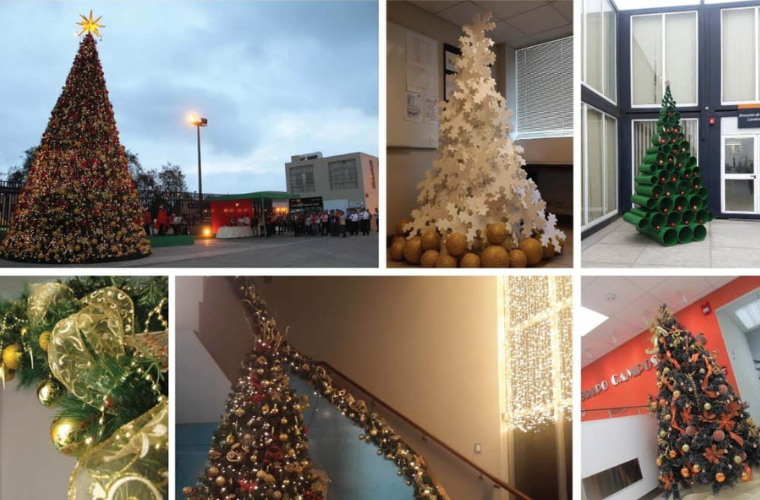 Empresas que hacen arboles de navidad gigantes