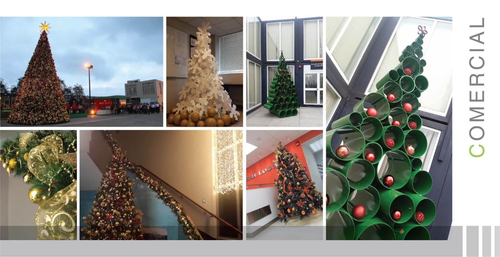 diseño y construcción de arboles de navidad 